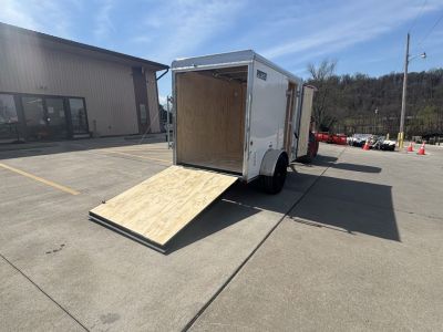 New 2027 Car Mate Trailers 5X8 V-Sport Enclosed Trailer - W/ Ramp Door - 2990# GVWR