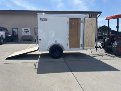 New 2027 Car Mate Trailers 5X8 V-Sport Enclosed Trailer - W/ Ramp Door - 2990# GVWR
