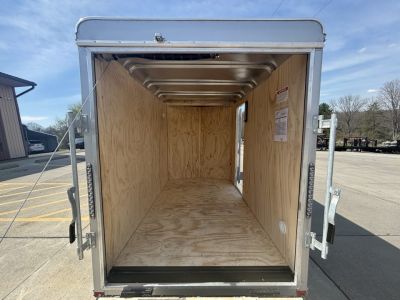 New 2027 Car Mate Trailers 5X8 V-Sport Enclosed Trailer - W/ Ramp Door - 2990# GVWR