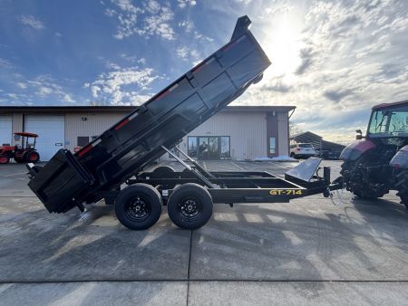 New 2026 Griffin Trailers GT 7X14 Low Profile Dump Trailer (Tarp/Ramps/Spare Included) - 14000# GVWR