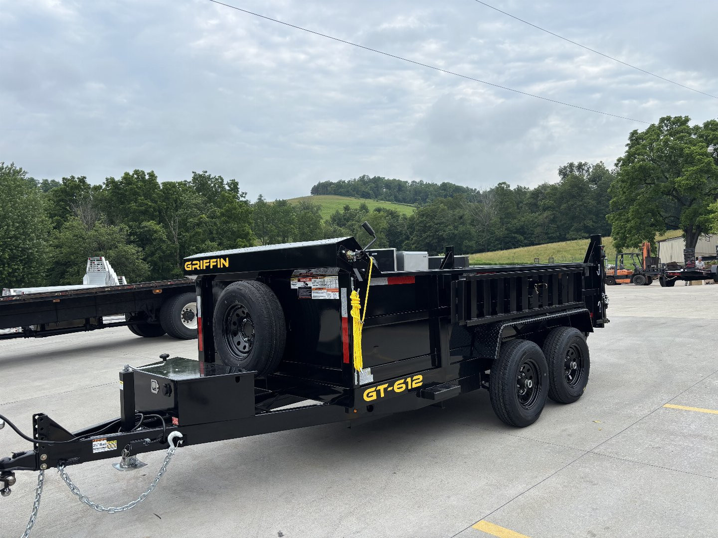 New 2027 Griffin Trailers GT 6X12 Low Profile Dump Trailer (Tarp/Ramps/Spare Included) - 9990# GVWR