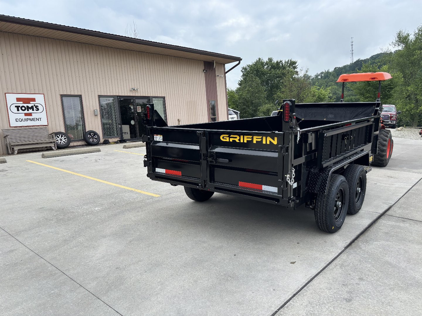 New 2027 Griffin Trailers GT 6X12 Low Profile Dump Trailer (Tarp/Ramps/Spare Included) - 9990# GVWR