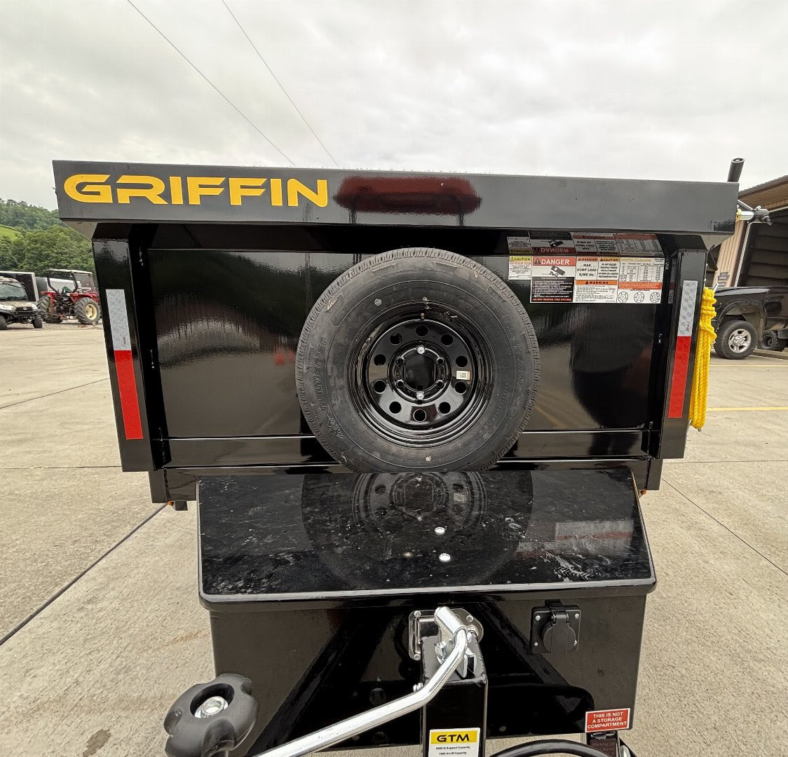 New 2027 Griffin Trailers GT 6X12 Low Profile Dump Trailer (Tarp/Ramps/Spare Included) - 9990# GVWR