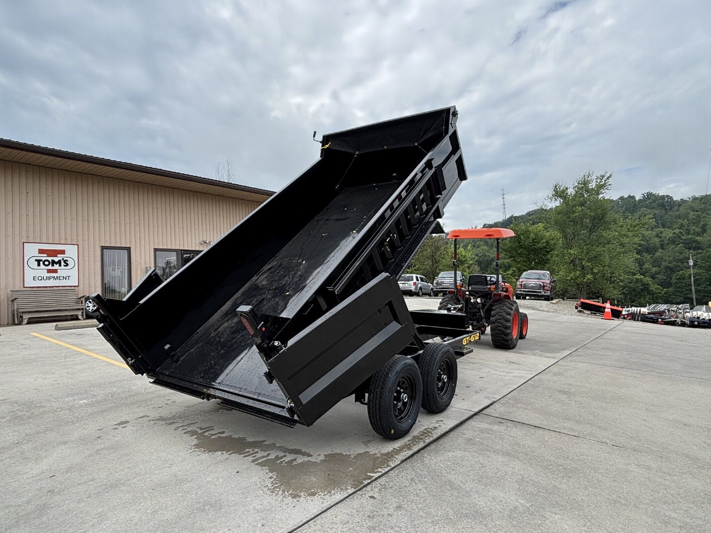 New 2027 Griffin Trailers GT 6X12 Low Profile Dump Trailer (Tarp/Ramps/Spare Included) - 9990# GVWR