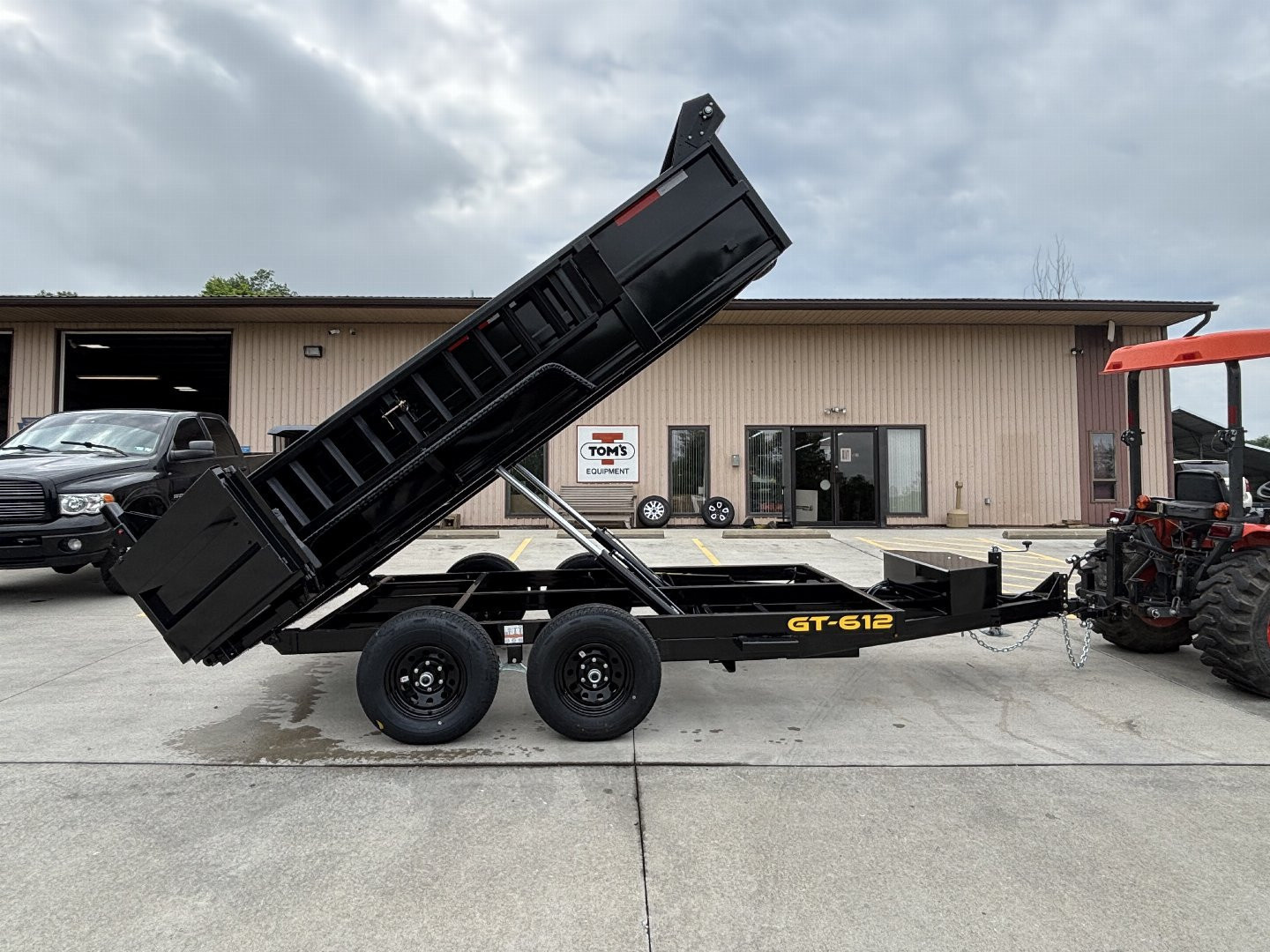 New 2027 Griffin Trailers GT 6X12 Low Profile Dump Trailer (Tarp/Ramps/Spare Included) - 9990# GVWR