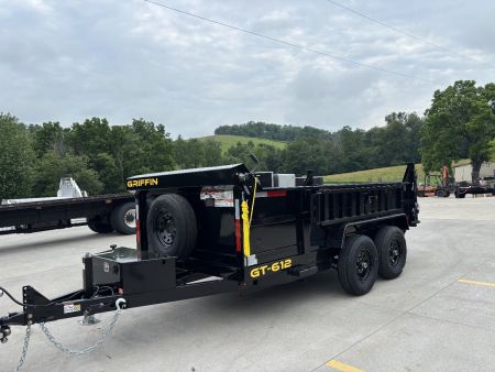 New 2027 Griffin Trailers GT 6X12 Low Profile Dump Trailer (Tarp/Ramps/Spare Included) - 9990# GVWR