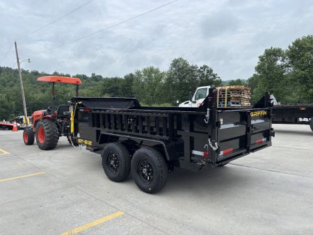 New 2027 Griffin Trailers GT 6X12 Low Profile Dump Trailer (Tarp/Ramps/Spare Included) - 9990# GVWR