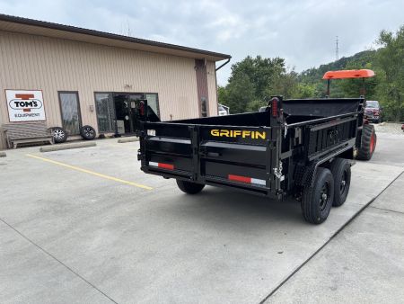 New 2027 Griffin Trailers GT 6X12 Low Profile Dump Trailer (Tarp/Ramps/Spare Included) - 9990# GVWR