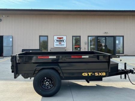 New 2026 Griffin Trailers GT 5X8 Single Axle Low Profile Dump Trailer (Tarp Included) - 5200# GVWR