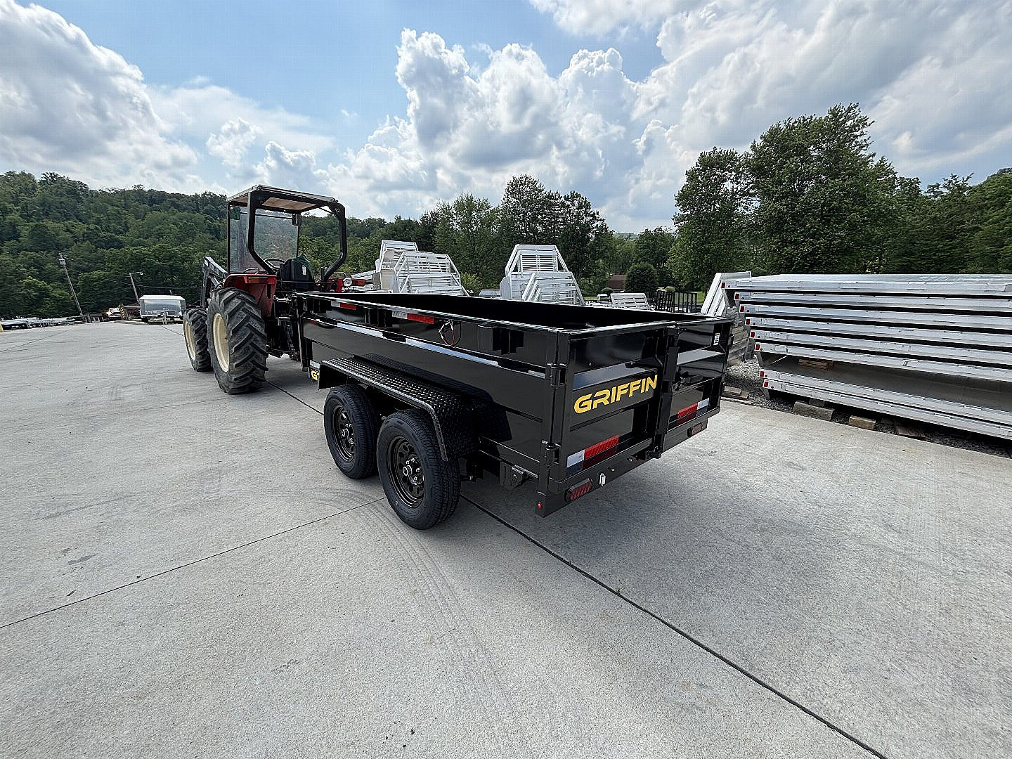 New 2027 Griffin Trailers GT 5X10 Low Profile Dump Trailer (Tarp Included) - 7000# GVWR