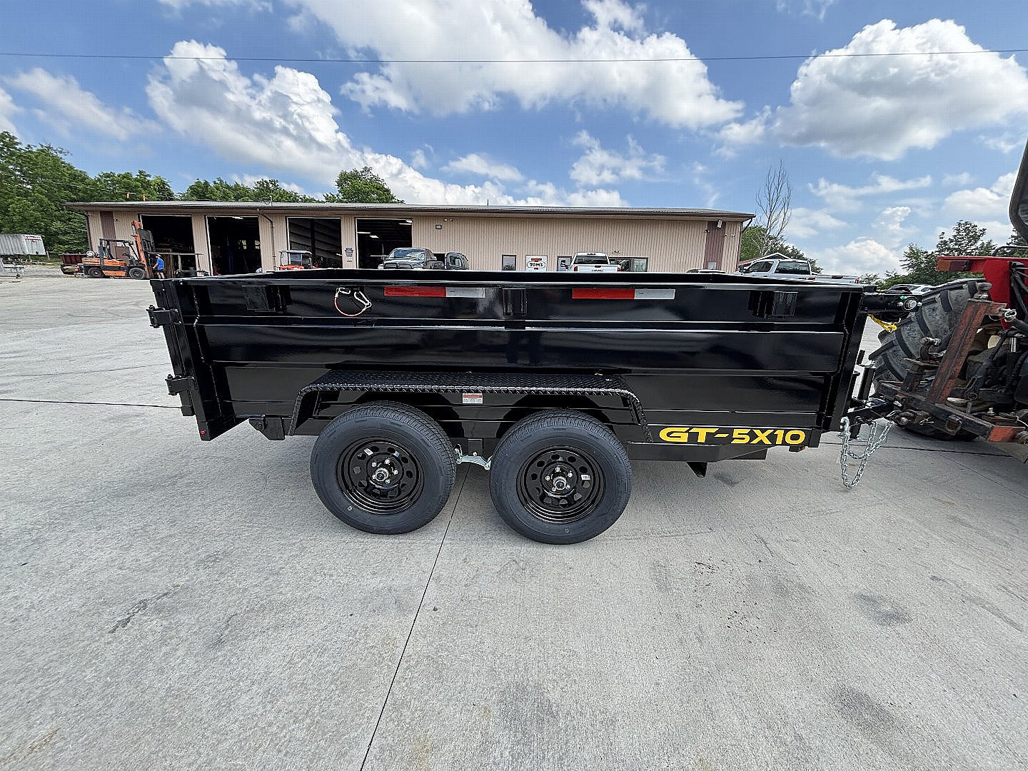 New 2027 Griffin Trailers GT 5X10 Low Profile Dump Trailer (Tarp Included) - 7000# GVWR