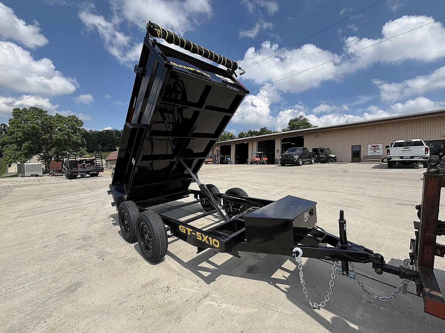 New 2027 Griffin Trailers GT 5X10 Low Profile Dump Trailer (Tarp Included) - 7000# GVWR