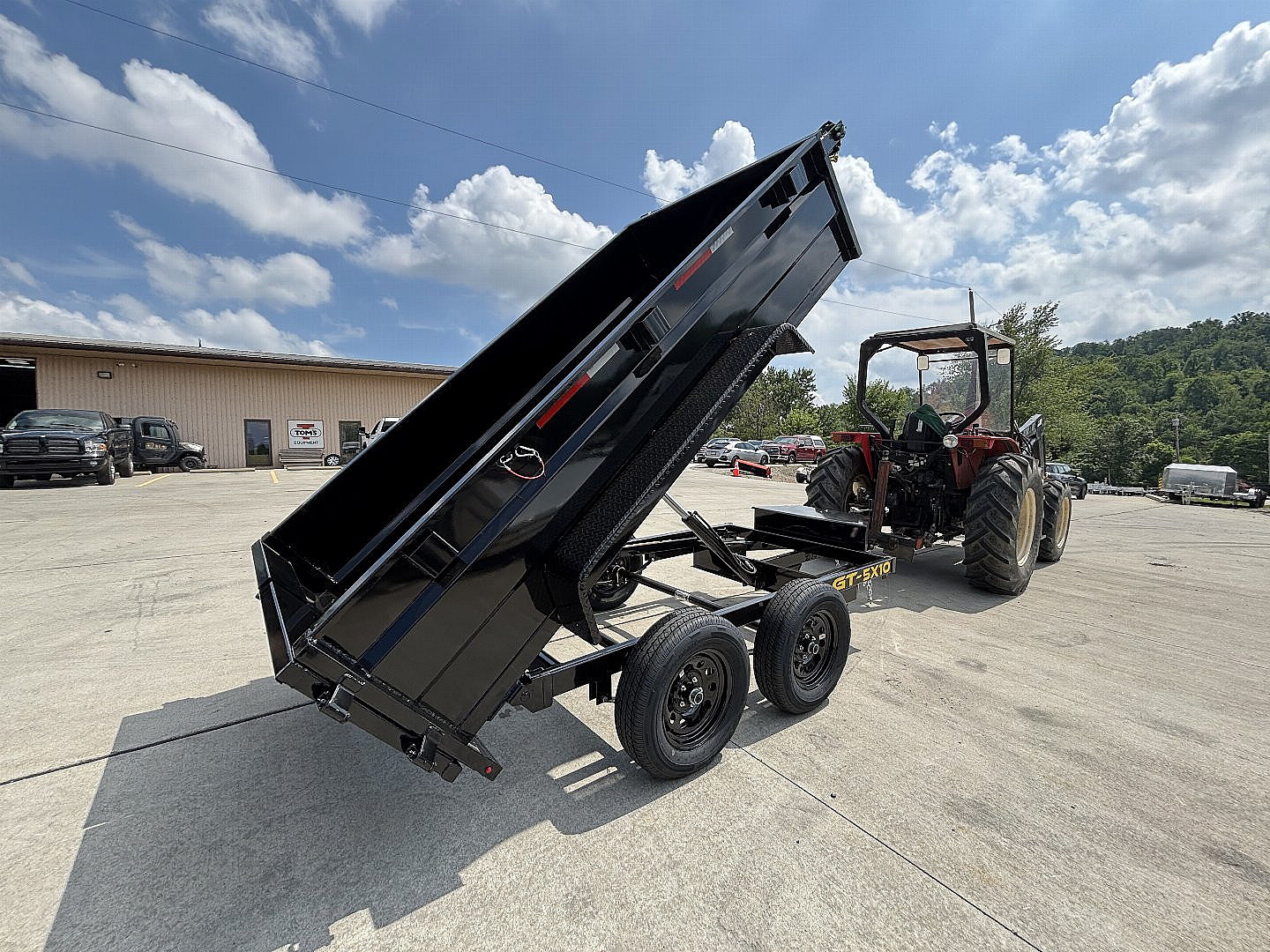 New 2027 Griffin Trailers GT 5X10 Low Profile Dump Trailer (Tarp Included) - 7000# GVWR