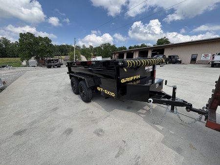 New 2027 Griffin Trailers GT 5X10 Low Profile Dump Trailer (Tarp Included) - 7000# GVWR
