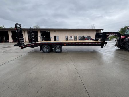 New 2027 Quality Trailers 25' Gooseneck (20' + 5' Pop Up Dove Tail) Pro Series - Tandem Dual - 25000# GVWR