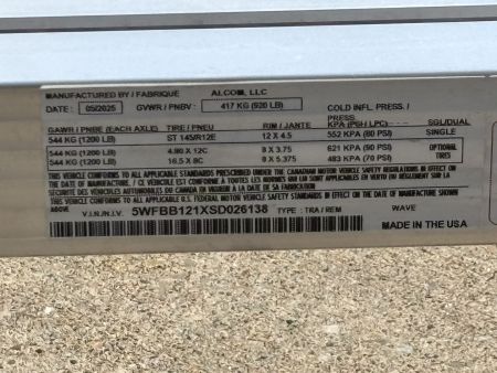 New 2027 Triton Trailers Wave (One Place) Watercraft Trailer - 920# GVWR