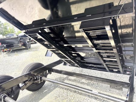 New 2025 U DUMP TRAILERS 7x14 Low Profile Telescopic Dump Trailer w/ 25" Side
