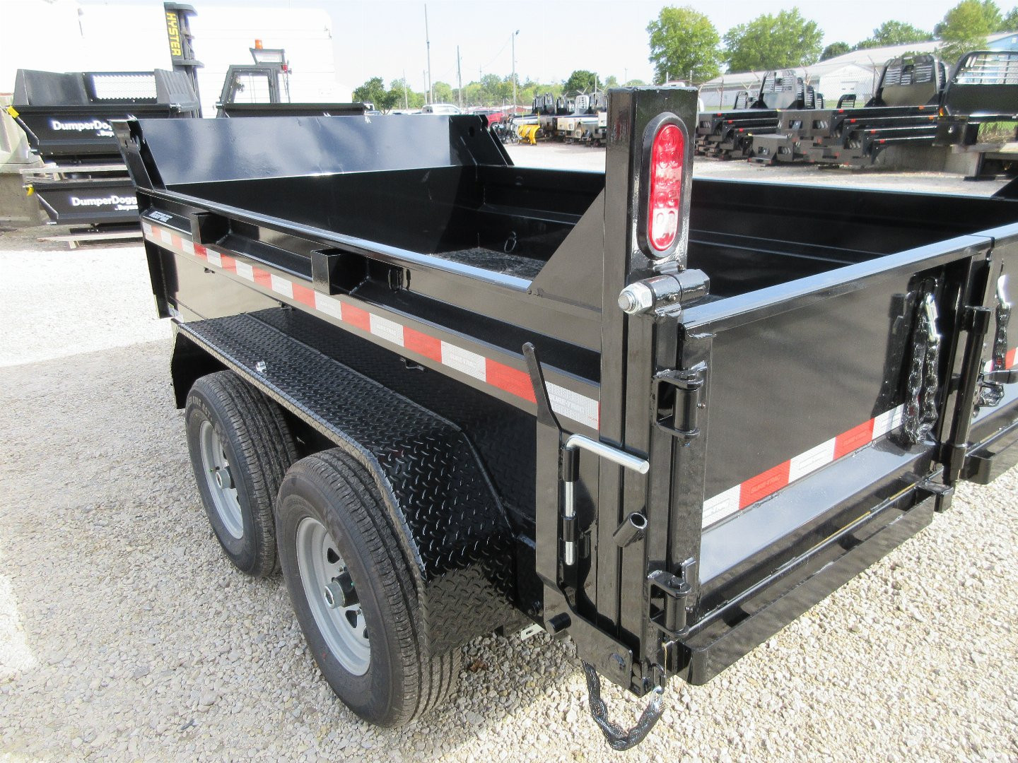 New 2025 SURE-TRAC 6 x 10 SD Low Profile Dump Trailer 10K Single Ram Dump Trailer