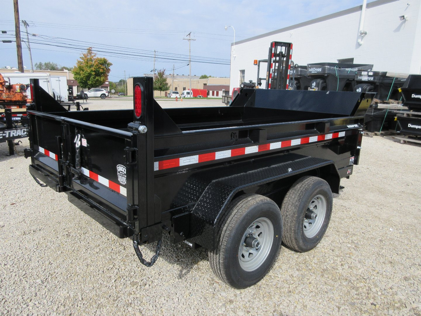 New 2025 SURE-TRAC 6 x 10 SD Low Profile Dump Trailer 10K Single Ram Dump Trailer