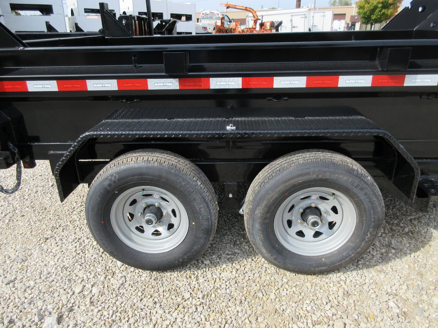 New 2025 SURE-TRAC 6 x 10 SD Low Profile Dump Trailer 10K Single Ram Dump Trailer