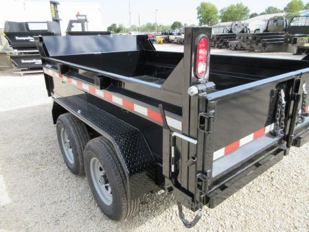 New 2025 SURE-TRAC 6 x 10 SD Low Profile Dump Trailer 10K Single Ram Dump Trailer