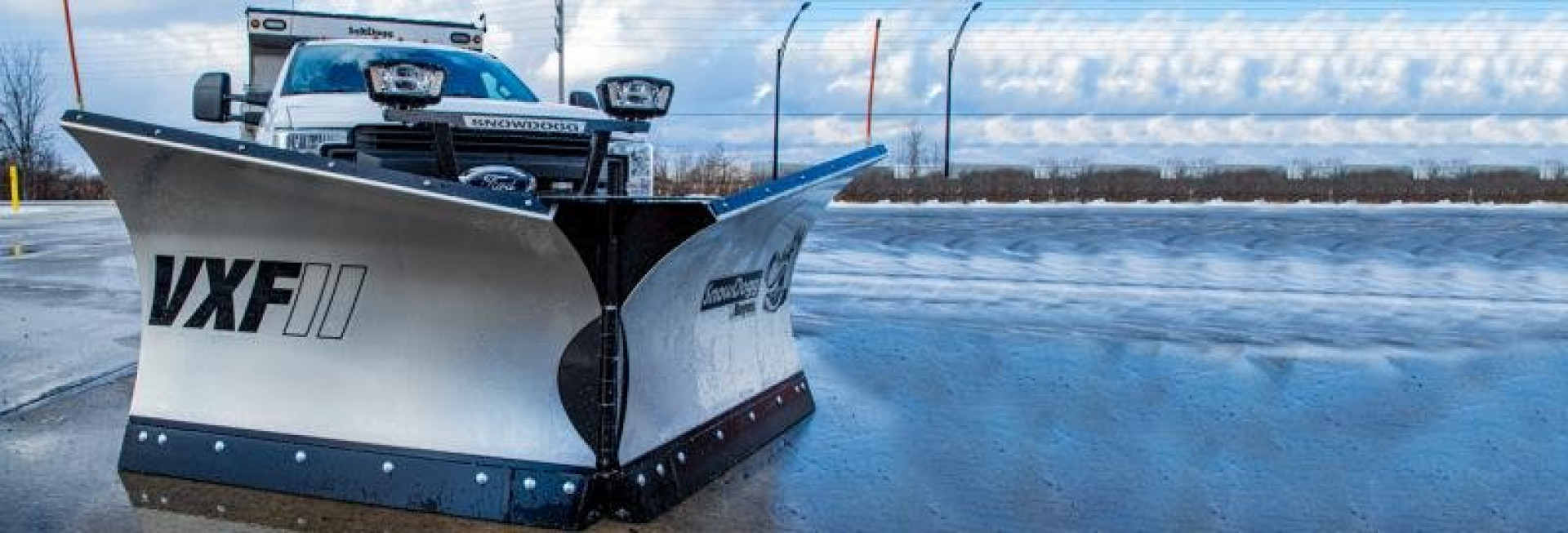 New 2026 SnowDogg 8'6" V PLOW STAINLESS STEEL Snow Plow