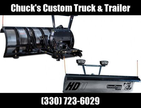 New 2026 SnowDogg 8' HD STRAIGHT BLADE PLOW STAINLESS STEEL Snow Plow