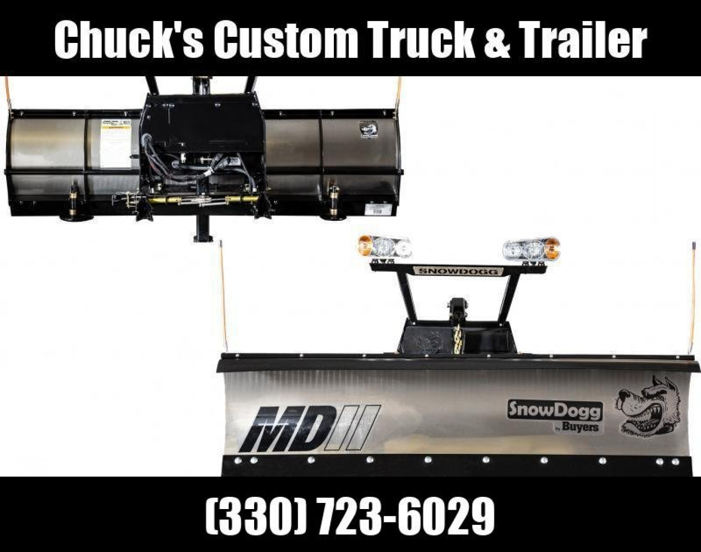 New 2026 SnowDogg 7'6" MD STAINLESS STEEL PLOW Snow Plow
