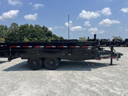 New 2024 Diamond C DOD207 8x14 Deckover Dump Trailer