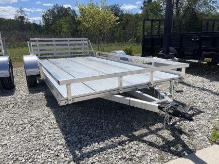 New ALUMINUM UTILITY Triton 81"x14' with Bi-Fold Gate