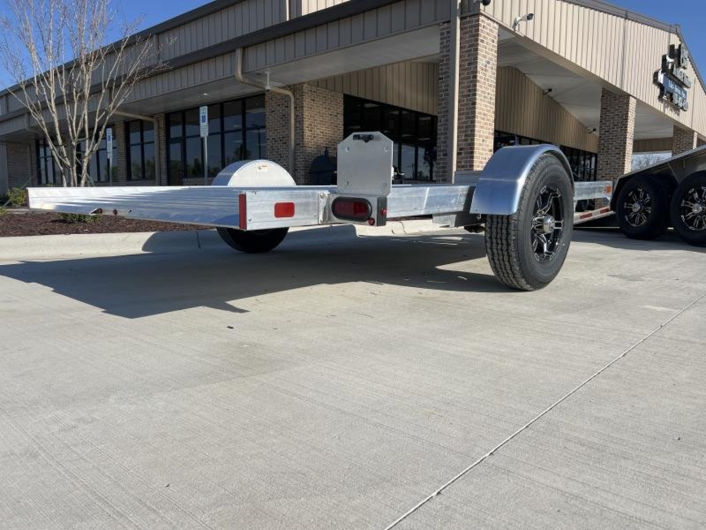 New BRAND NEW ALUMINUM Timpte 5'X12' Electric Drop Axle Trailer