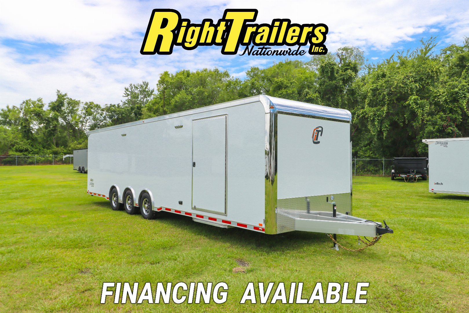 New 2027 inTech Trailers 8.5x32 Race Trailer Car / Racing Trailer