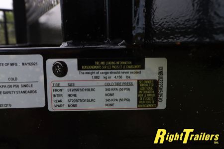 New 2025 6X12 Triple Crown Utility Trailer