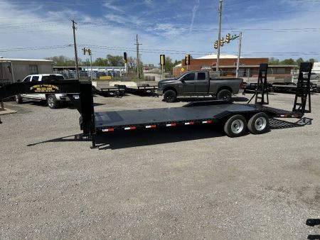 New 2026 Road Boss 102x24 Gooseneck Lowstyle Drive Over Fenders 8ks Equipment Trailer