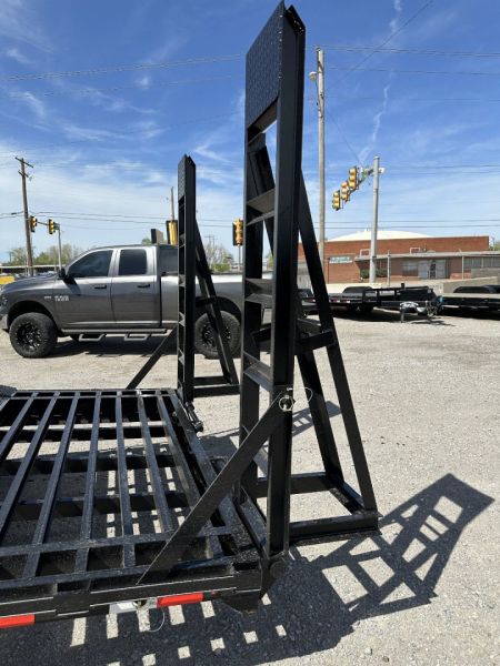 New 2026 Road Boss 102x24 Gooseneck Lowstyle Drive Over Fenders 8ks Equipment Trailer