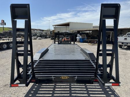 New 2026 Road Boss 102x24 Gooseneck Lowstyle Drive Over Fenders 8ks Equipment Trailer
