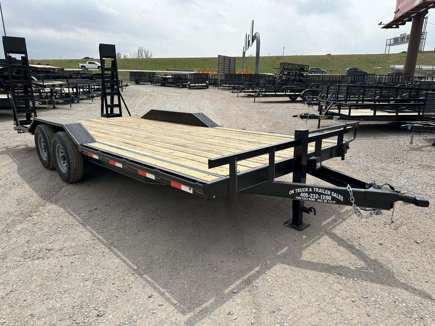 New 2026 Road Boss 102x20' Heavy Duty Bumperpull Equipment trailer Equipment Trailer