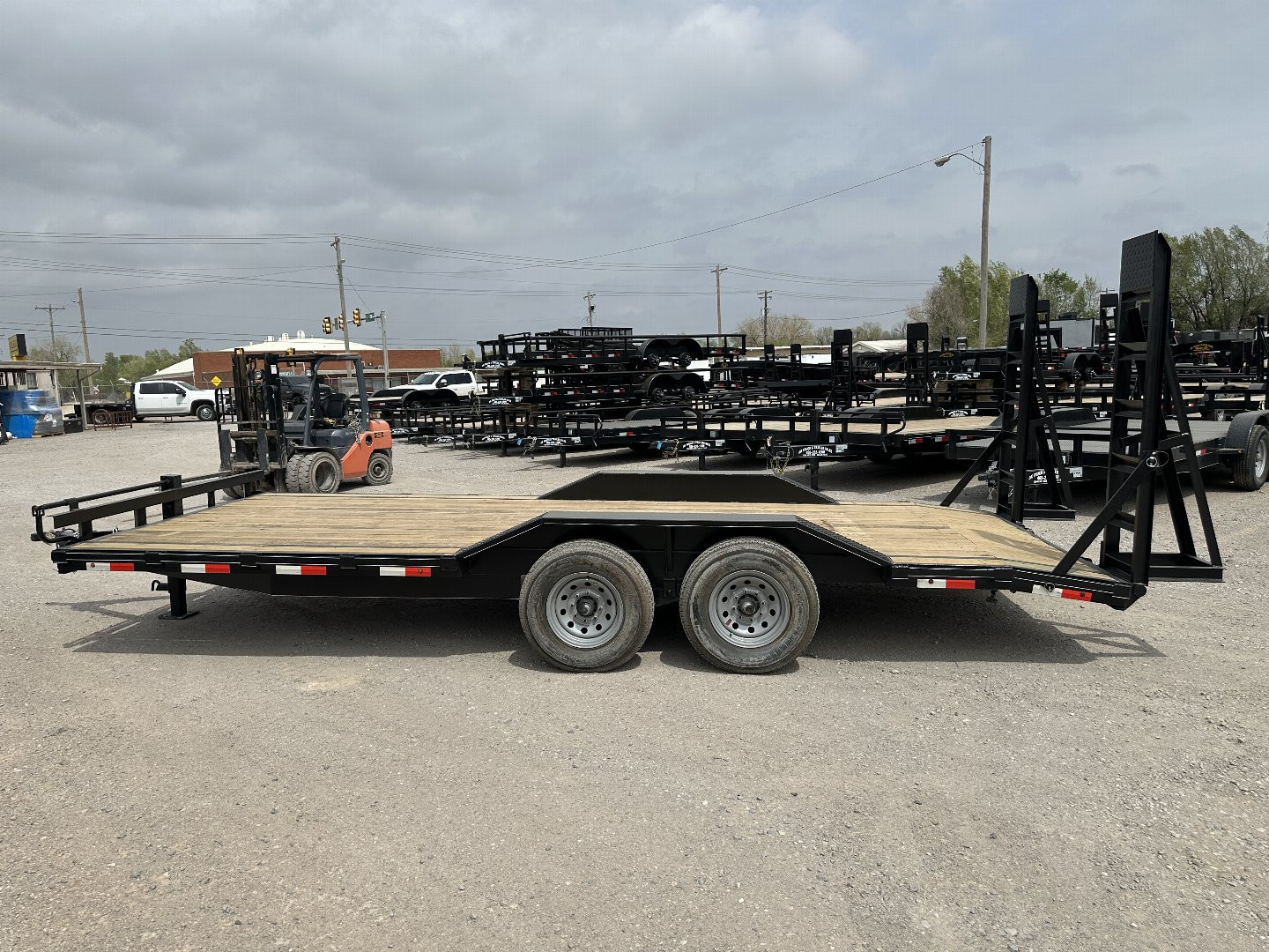 New 2026 Road Boss 102x20' Heavy Duty Bumperpull Equipment trailer Equipment Trailer