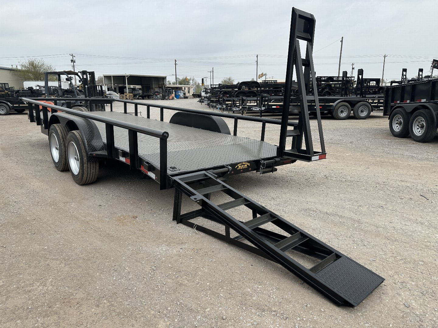 New 2026 Road Boss 83x20hdbp8kstlpipesur Equipment Trailer