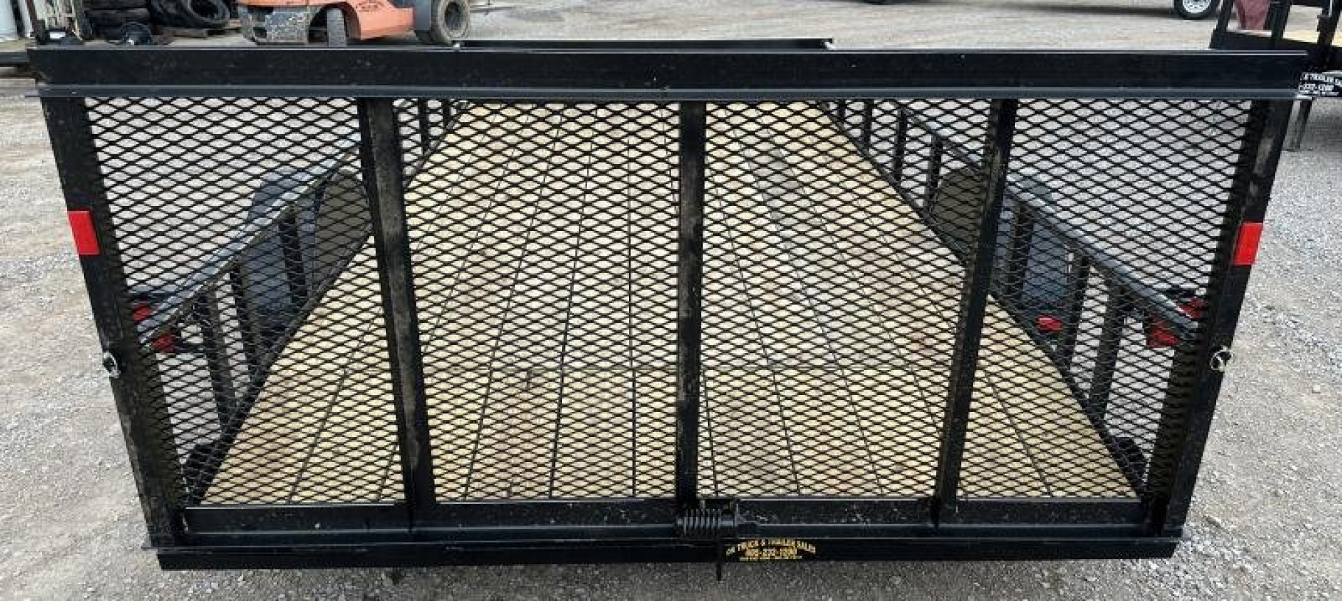 New 2026 Road Boss 83"x14' Single Axle Pipe Top, Dove & 3' Gate Utility Trailer