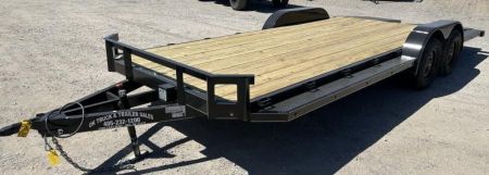 New 2026 Road Boss 102x20 Split Dove Wood Floor Car Hauler Car / Racing Trailer