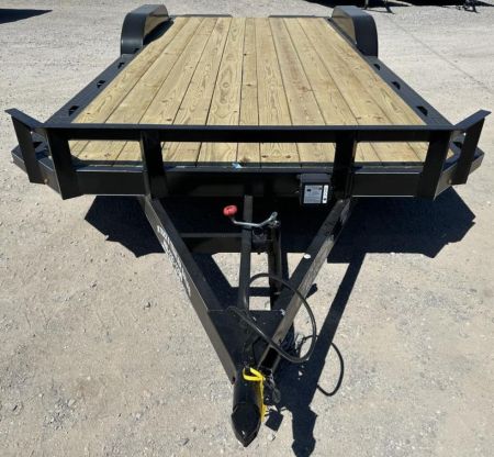 New 2026 Road Boss 102x20 Split Dove Wood Floor Car Hauler Car / Racing Trailer