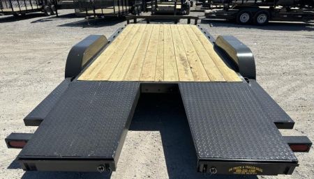 New 2026 Road Boss 102x20 Split Dove Wood Floor Car Hauler Car / Racing Trailer