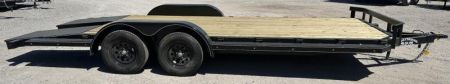 New 2026 Road Boss 102x20 Split Dove Wood Floor Car Hauler Car / Racing Trailer