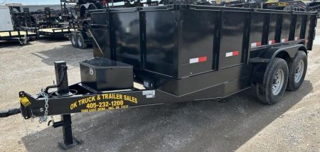 New 2026 Road Boss 83x14'Heavy duty Bumper Pull 2' sides Dump Trailer