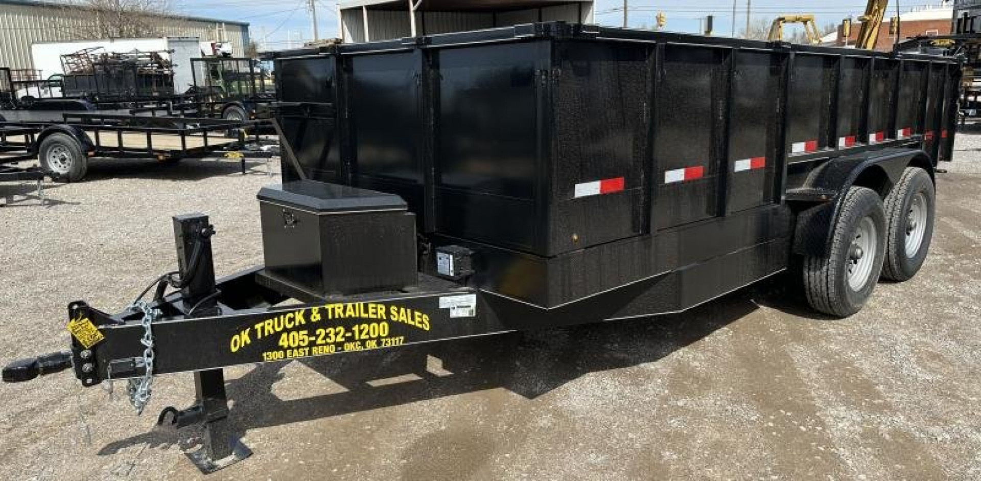 New 2025 Road Boss 83" x 16' Bumperpull Heavy duty Dump Trailer