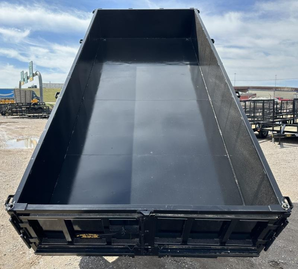 New 2025 Road Boss 83" x 16' Bumperpull Heavy duty Dump Trailer