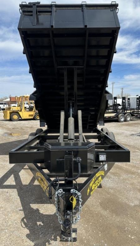 New 2025 Road Boss 83" x 16' Bumperpull Heavy duty Dump Trailer