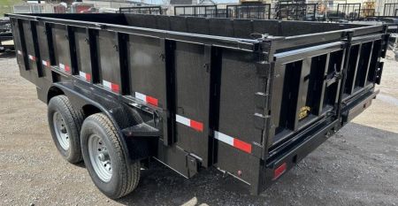 New 2025 Road Boss 83" x 16' Bumperpull Heavy duty Dump Trailer