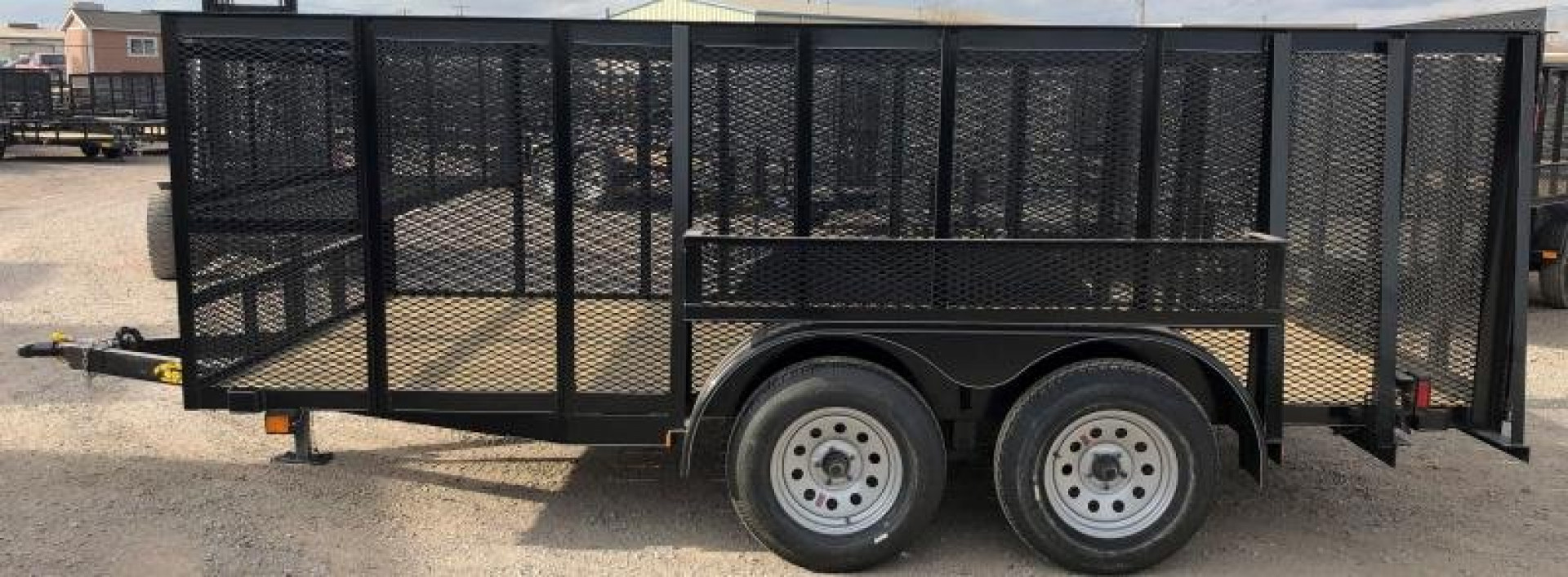 New 2026 Road Boss 83"x14' Tandem Axle with 4' sides Landscape Trailer